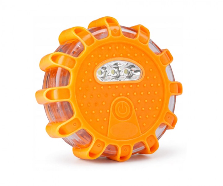 Flara drogowa ostrzegawcza LED